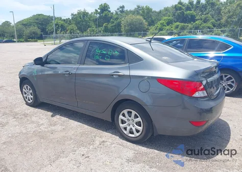 2012 Hyundai Accent Gls from USA, damaged, VIN KMHCT4AE2CU215068